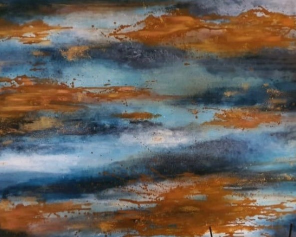 "The mist of a golden dawn"