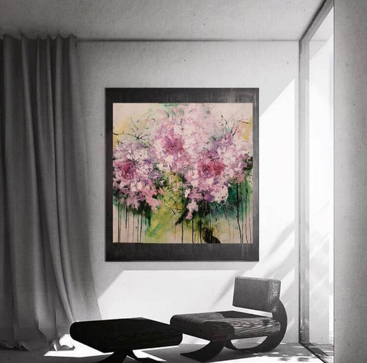 "Flowers on my coffee table"